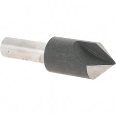 Value Collection - 5/8" Head Diam, 3/8" Shank Diam, 1 Flute 82° High Speed Steel Countersink - Americas Tooling