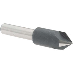 Value Collection - 3/8" Head Diam, 1/4" Shank Diam, 3 Flute 82° High Speed Steel Countersink - Americas Tooling