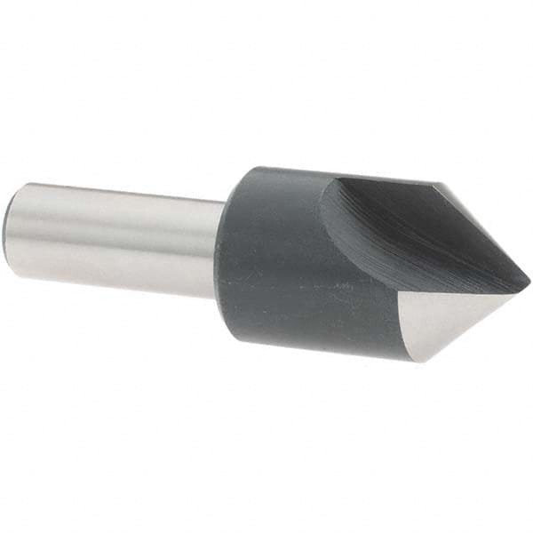 Value Collection - 7/8" Head Diam, 1/2" Shank Diam, 1 Flute 82° High Speed Steel Countersink - Americas Tooling