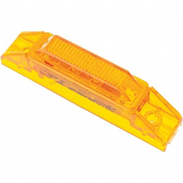 Truck-Lite - 4" Long, 0.05 Amp, LED Side Marker Light Kit - 12 Volts, Yellow - Americas Tooling