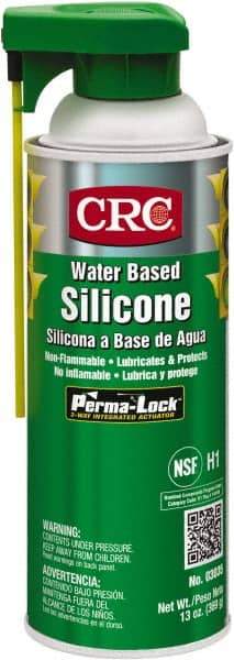 CRC - 16 oz Aerosol Silicone Lubricant - White, 0°F to 400°F, Food Grade - Americas Tooling