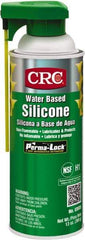 CRC - 16 oz Aerosol Silicone Lubricant - White, 0°F to 400°F, Food Grade - Americas Tooling