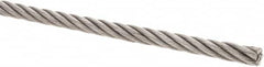 Value Collection - 5/16" Diam, Steel Wire Rope - 7,660 Lb Breaking Strength, 6 x 19 IWRC - Americas Tooling