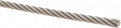 Value Collection - 5/16" Diam, Steel Wire Rope - 8,240 Lb Breaking Strength, 6 x 19 IWRC - Americas Tooling