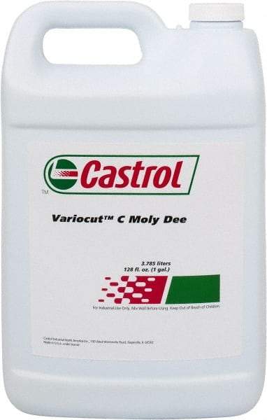 Castrol - Variocut C Moly Dee, 1 Gal Bottle Cutting & Tapping Fluid - Straight Oil - Americas Tooling