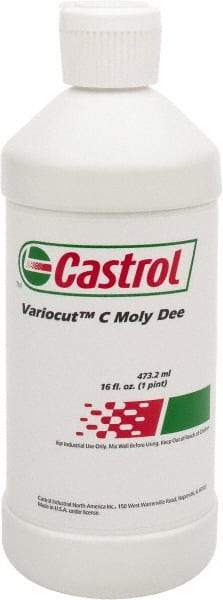 Castrol - Variocut C Moly Dee, 16 oz Bottle Cutting & Tapping Fluid - Straight Oil - Americas Tooling