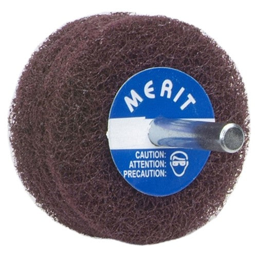 2″ × 1/2″ with 1/4″ Spindle Non-Woven Spindle - Mounted Disc Very Fine Grit Aluminum Oxide - Americas Tooling