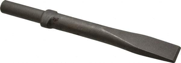 Ingersoll-Rand - 1" Head Width, 9" OAL, 3/4" Shank Diam, Flat Chisel - Round Drive, Round Shank, Steel - Americas Tooling