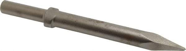 Ingersoll-Rand - 9" OAL, 0.7" Shank Diam, Moil Point Chisel - Round Drive, Round Shank, Steel - Americas Tooling