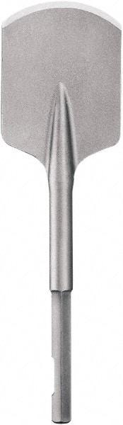 DeWALT - 4" Head Width, 4-1/2" OAL, 3/4" Shank Diam, Spade Chisel - Hex Drive, Hex Shank, Steel - Americas Tooling