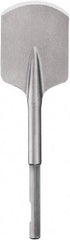 DeWALT - 4" Head Width, 4-1/2" OAL, 3/4" Shank Diam, Spade Chisel - Hex Drive, Hex Shank, Steel - Americas Tooling