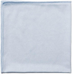 Rubbermaid - Dry Microfiber Wipes - Packet, 16" x 16" Sheet Size, Blue - Americas Tooling