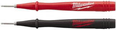 Milwaukee Tool - Red/Black Electrical Test Equipment Probe - Use with 2205-20, 2206-20, 2207-20, 2216-20, 2217-20, 2235-20, 2236-20, 2237-20, 2238-21 & 2239-21 Milwaukee Meters - Americas Tooling