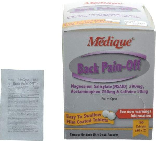 Medique - Back Pain-Off Tablets - Headache & Pain Relief - Americas Tooling