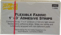 Medique - 3" Long x 1" Wide, General Purpose Self-Adhesive Bandage - Yellow, Woven Fabric Bandage - Americas Tooling