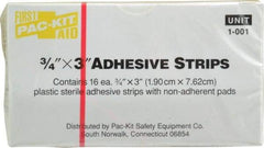 Medique - 3" Long x 3/4" Wide, General Purpose Self-Adhesive Bandage - Yellow, Plastic Bandage - Americas Tooling