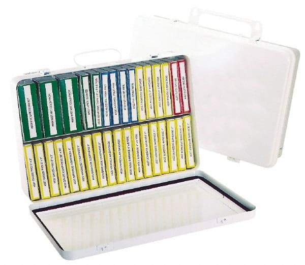 Medique - 31 & 36 Piece, 36 Person, Refill for Industrial First Aid Kit - 13-11/16" Wide x 2-3/4" Deep x 9-1/4" High, Plastic Case - Americas Tooling