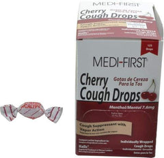 Medique - Cherry Flavor Medi-First Cough Drops Lozenges - Sore Throat Relief - Americas Tooling