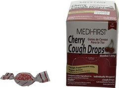 Medique - Cherry Flavor Medi-First Cough Drops Lozenges - Sore Throat Relief - Americas Tooling