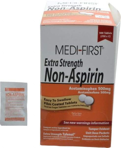 Medique - Medi-First Extra-Strength Non-Aspirin Tablets - Headache & Pain Relief - Americas Tooling