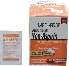 Medique - Medi-First Extra-Strength Non-Aspirin Tablets - Headache & Pain Relief - Americas Tooling