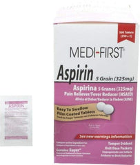 Medique - Medi-First Aspirin Tablets - Headache & Pain Relief - Americas Tooling