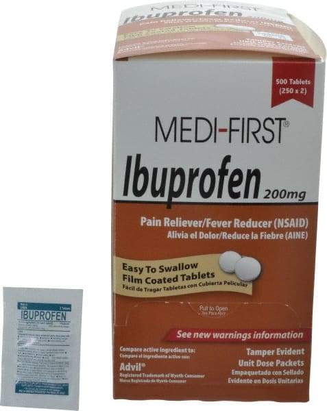 Medique - Medi-First Ibuprofen Tablets - Headache & Pain Relief - Americas Tooling