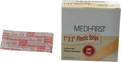 Medique - 3" Long x 1" Wide, General Purpose Self-Adhesive Bandage - Plastic Bandage - Americas Tooling