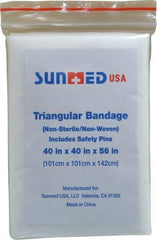 Medique - 40" Long x 40" Wide, Triangular Self-Adhesive Bandage - Americas Tooling