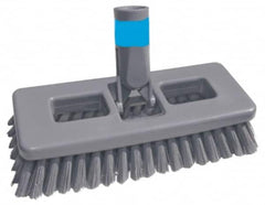 Unger - 1" Bristle Length, Polypropylene Scrub Brush - 8" Long x 3" Wide Head, 8-1/2" OAL, Plastic Block - Americas Tooling