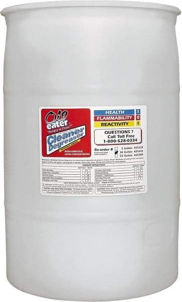 Oil Eater - 2-Butoxyethanol Multipurpose Cleaner/Degreaser - 55 Gal Drum - Americas Tooling