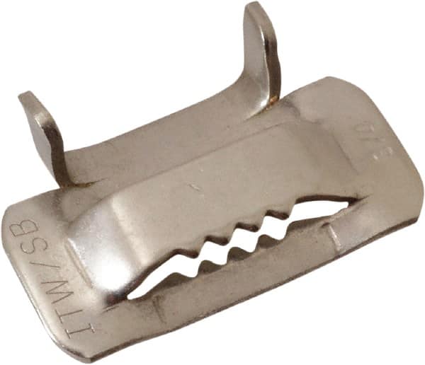 IDEAL TRIDON - Band Clamps & Buckles Type: Banding Strap Buckles Material: Stainless Steel - Americas Tooling