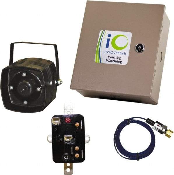 iO HVAC Controls - 1 or 3 Phase, 24 VAC, 0-2A Amp, 2 Max Fuse A, Air Conditioner Theft Alarm - 11" Wide x 11" Deep x 11" High, For Use with Condensing Unit - Americas Tooling