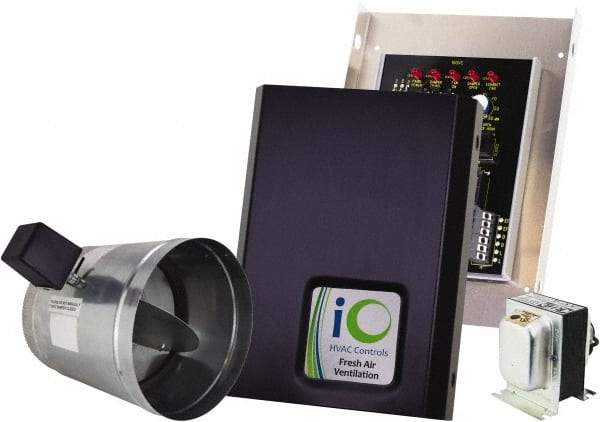 iO HVAC Controls - -30 to 140°F, Vent Damper - 24 VAC, SPST Switch - Americas Tooling