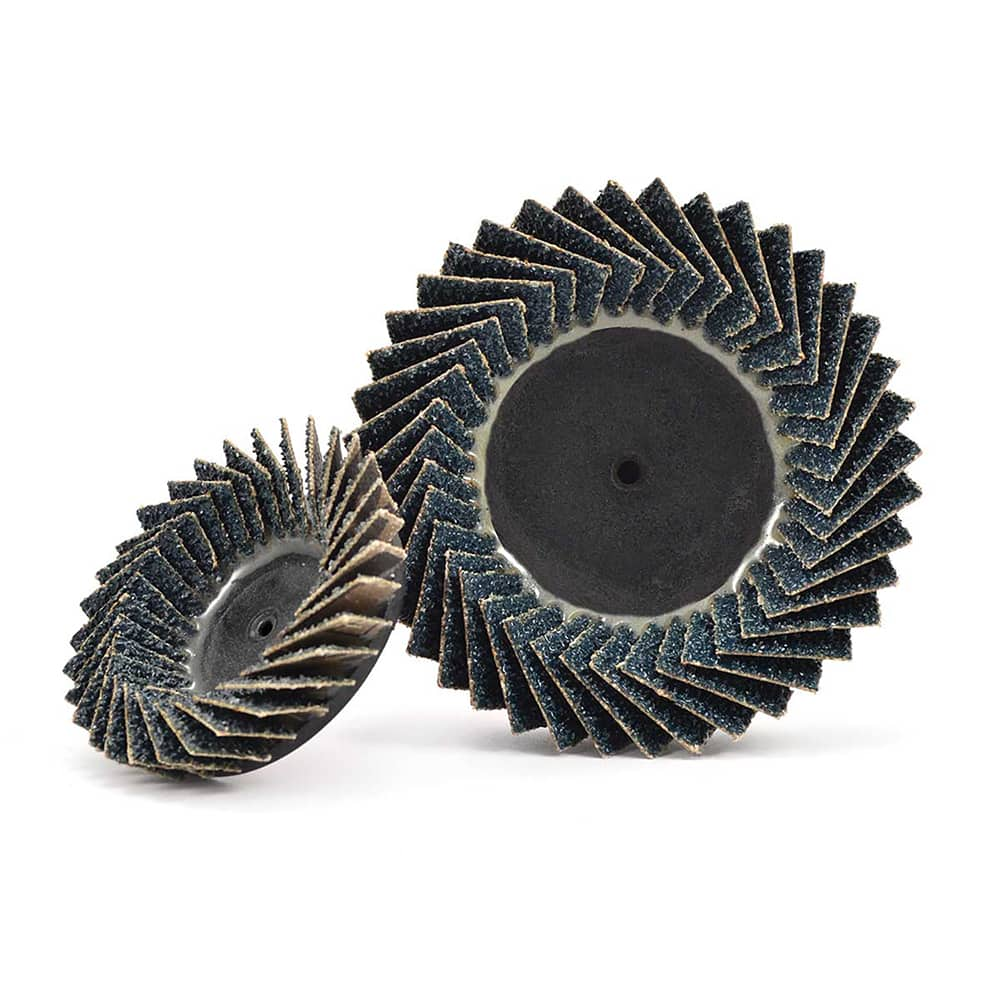 Superior Abrasives - Flap Discs; Abrasive Type: Coated ; Flap Disc Type: Compact ; Disc Diameter (Inch): 2 ; Abrasive Material: Zirconia Alumina ; Grit: 36 ; Attaching System: Mini Flexi Disc Type R - Exact Industrial Supply