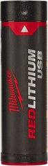 Milwaukee Tool - 4 Volt Lithium-Ion Power Tool Battery - 2.5 Ahr Capacity, 2 hr Charge Time, Series RED LITHIUM - Americas Tooling