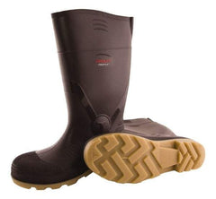 Tingley - Unisex Size 6 Medium Width Plain Knee Boot - Brown, Crepe, PVC Upper, PVC Outsole, 15" High, Pull-On - Americas Tooling