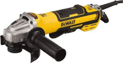 DeWALT - 4-1/2 & 5" Wheel Diam, 10,500 RPM, Corded Angle & Disc Grinder - 5/8-11 Spindle, 120 Volts, 13 Amps - Americas Tooling