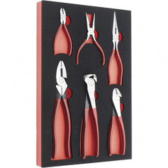 Proto - 6 Piece Crimper/Cutter Cutting Pliers - Comes in 11 x 16 Foam Insert - Americas Tooling