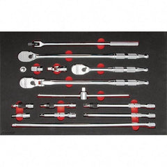 Proto - 15 Piece 1/2" Drive Mechanic's Tool Set - Comes in 23 x 16" Foam Insert - Americas Tooling