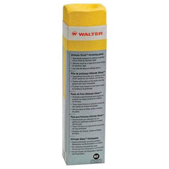 WALTER Surface Technologies - 1,300 g Polishing Compound - Compound Grade Fine, Grade 0, Yellow, For Fine Polishing, Use on Stainless Steel & Aluminum - Americas Tooling