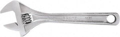 Proto - 15/16" Jaw Capacity, 6" Standard Adjustable Wrench - Steel, Polished Finish, 6" OAL - Americas Tooling