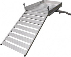 Erickson Manufacturing - Aluminum Cargo Carrier with Ramp - 30-1/4" Wide x 50" Long, Silver, For Use with 2" Receivers - Americas Tooling