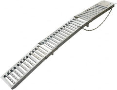 Erickson Manufacturing - 72" Long x 9" Wide, 1,000 Lb Capacity, Foldable Truck Ramp - Steel, For All Vehicles - Americas Tooling