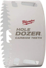 Milwaukee Tool - 3" Diam, 1-5/8" Cutting Depth, Hole Saw - Carbide-Tipped Saw, Toothed Edge - Americas Tooling