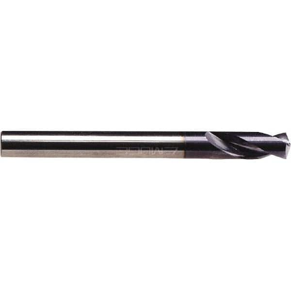 Emuge - 1/8" Body Diam, 142°, 2" OAL, Solid Carbide Spotting Drill - Americas Tooling