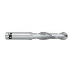 10mm Dia. - 76mm OAL - TiAlN CBD - Ball End SE EM - 2 FL - Americas Tooling