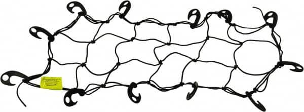 Erickson Manufacturing - Rubber Cargo Net - 30" Wide x 15" Long, Black, For Use with ATV's - Americas Tooling