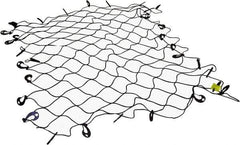 Erickson Manufacturing - Rubber Cargo Net - 96" Wide x 72" Long, Black, For Use with Pick Ups - Americas Tooling