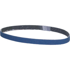 Norton - 1/2" Wide x 18" OAL, 80 Grit, Zirconia Alumina Abrasive Belt - Americas Tooling